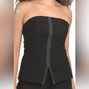 Camila Coelho Black Strapless tube top